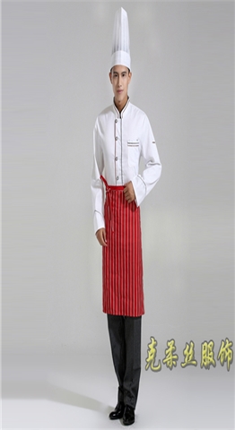 厂家定做酒店餐厅厨师工作服秋冬 餐饮食堂厨师服长袖 糕点面点师服装男女